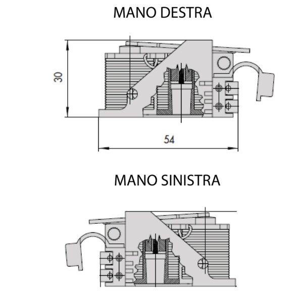 BOBINE E CONTATTI CISA da ferramenta bossi