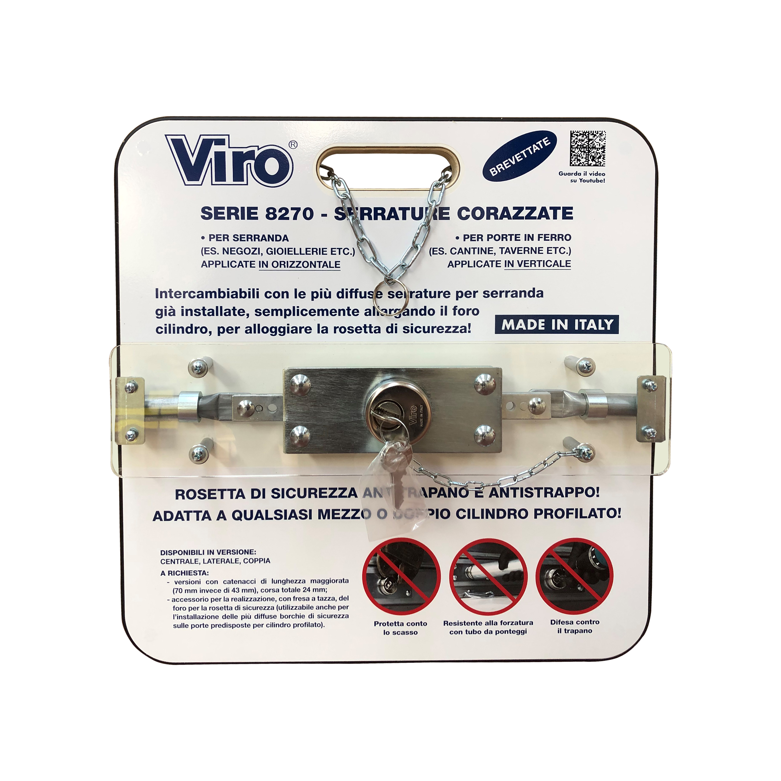 Lucchetti ed accessori VIRO da ferramenta bossi